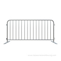 Customized metal crowd control barrier fence